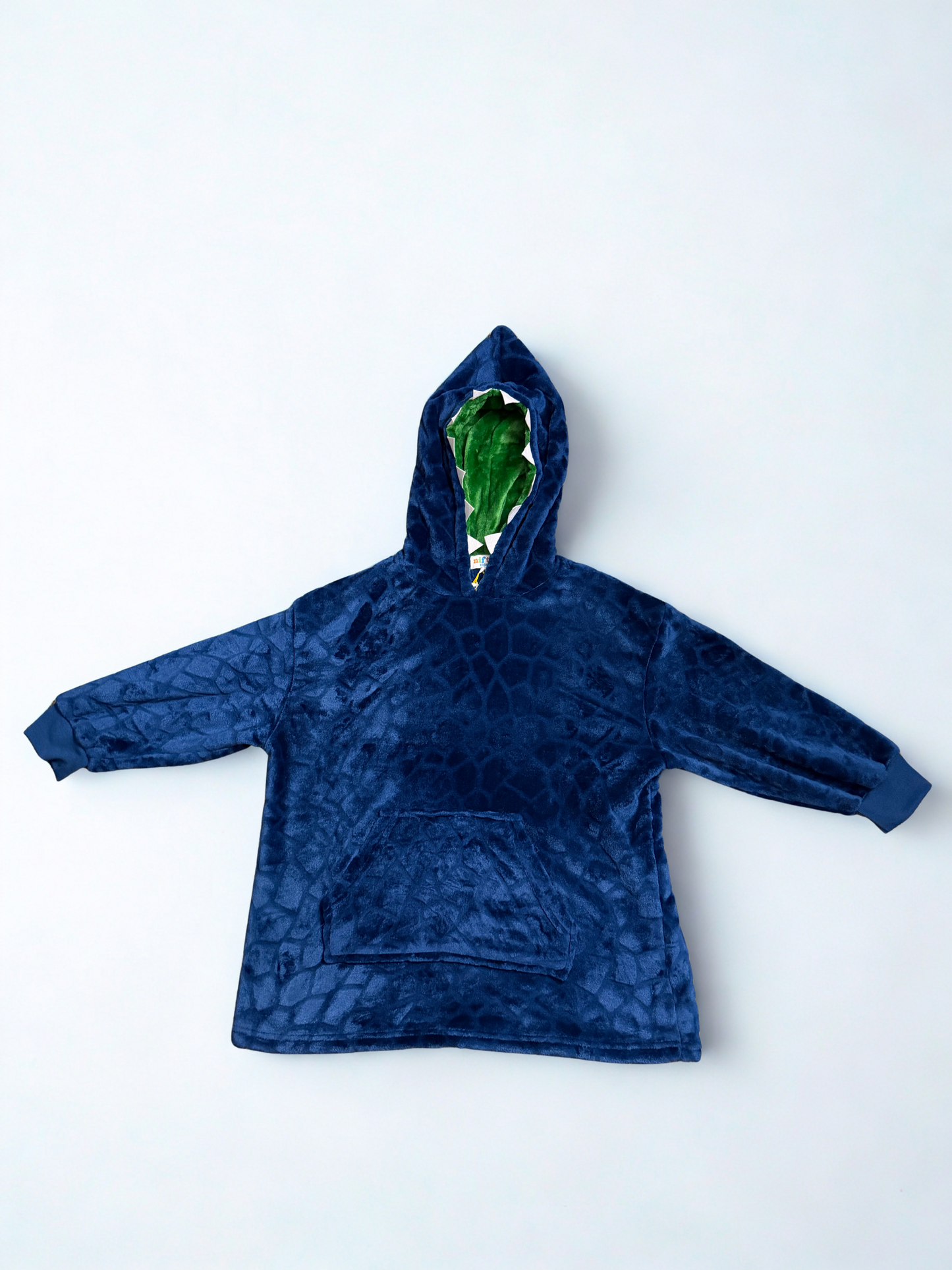 Dino Snuggle Hoodie (Navy)