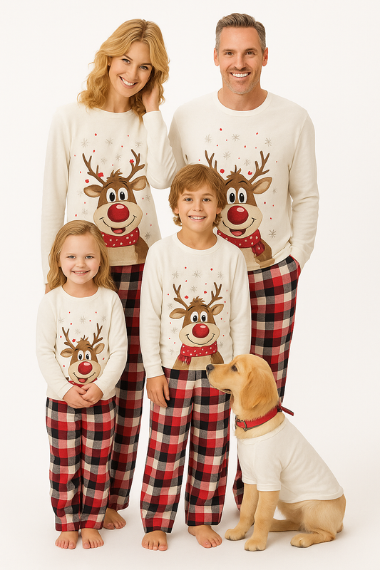 Reindeer Family Christmas Pyjamas – PRE ORDERS ONLY